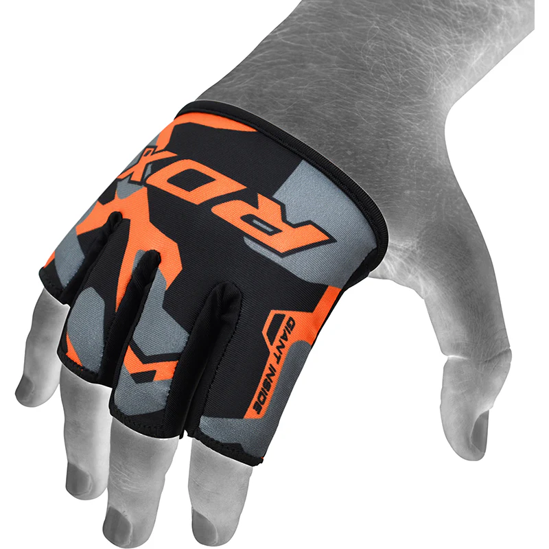 RDX 4O Orange Camo Weight Lifting Grip - Image 3