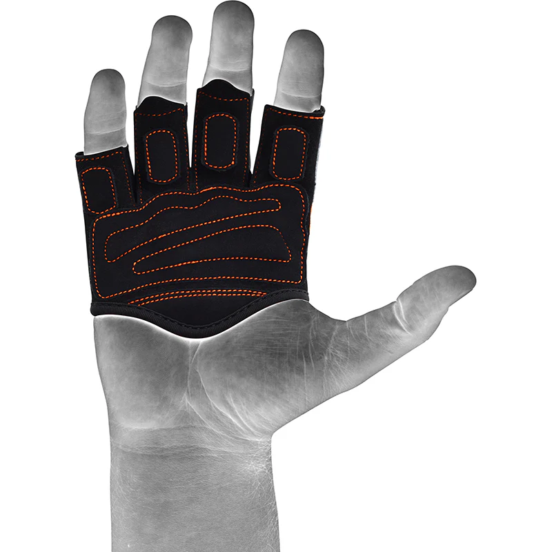 RDX 4O Orange Camo Weight Lifting Grip - Image 4