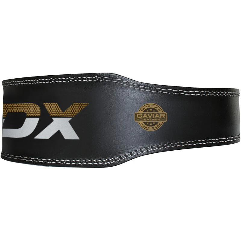RDX 6 Inch Leather Gym Belt - Image 5