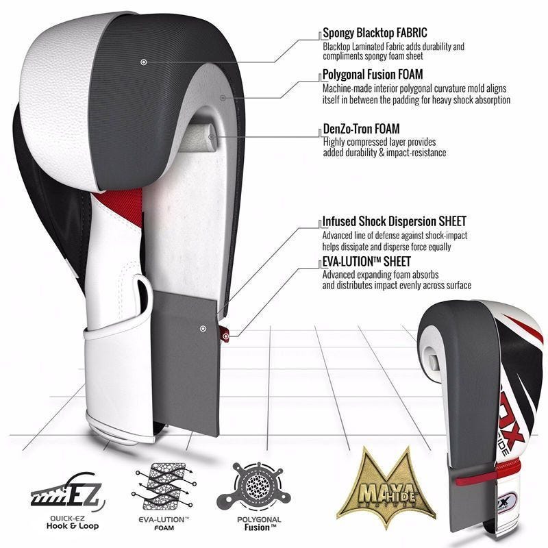 RDX F9 4ft / 5ft 8-in-1 Heavy Boxing Punch Bag & Gloves Set - Image 6