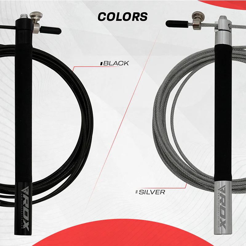 RDX C3 Adjustable 10.3ft Skipping Rope with Non-Slip Handles - Image 7
