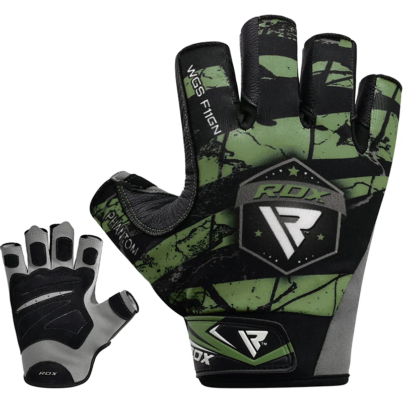 RDX F11 Camouflage Gym Workout Gloves - Image 3