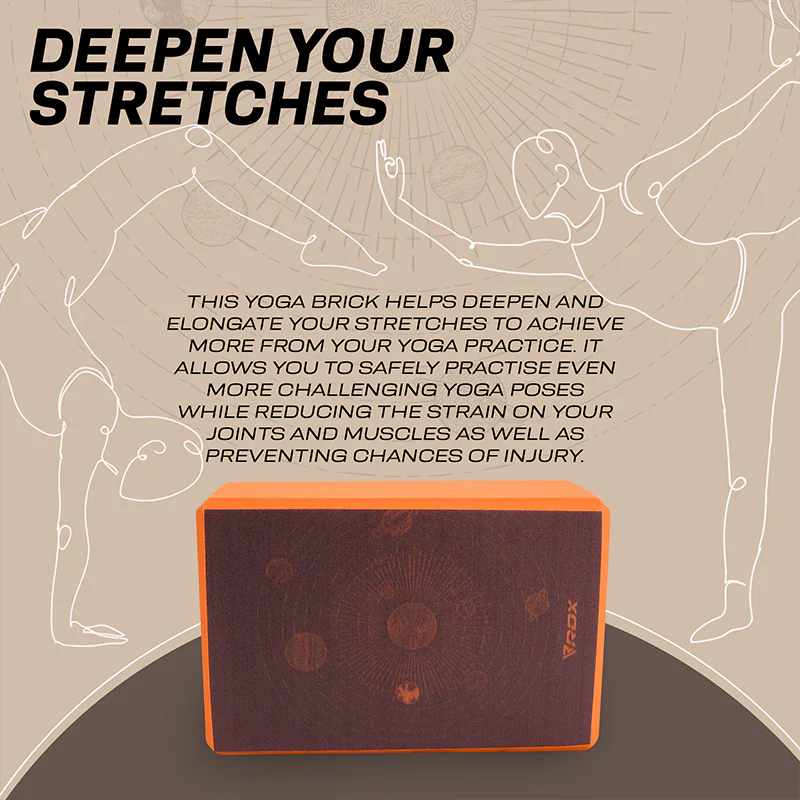 RDX D1 High Density EVA Foam Yoga Block Non-Slip Brick - Image 4