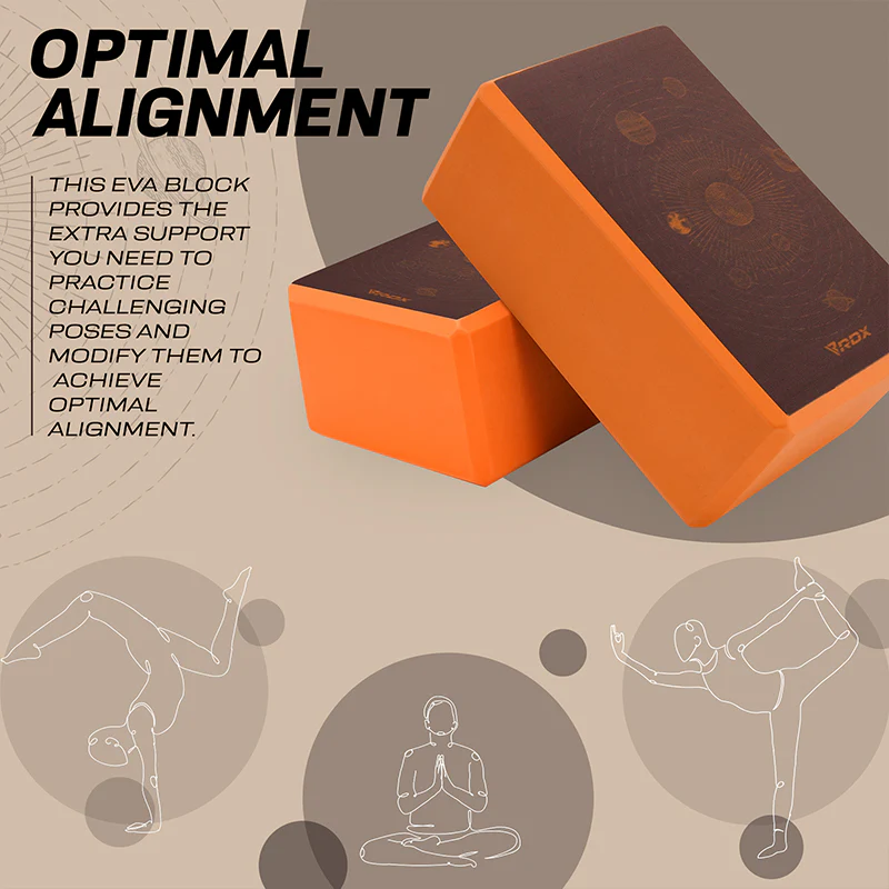RDX D1 High Density EVA Foam Yoga Block Non-Slip Brick - Image 5