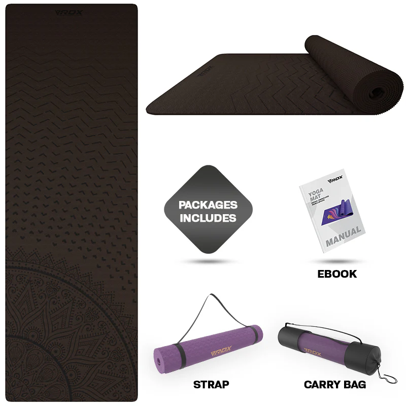 RDX D1 6mm TPE Yoga Mat - Image 2