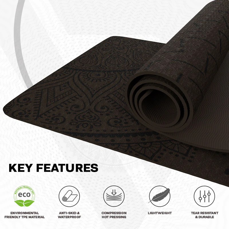 RDX D1 6mm TPE Yoga Mat - Image 7