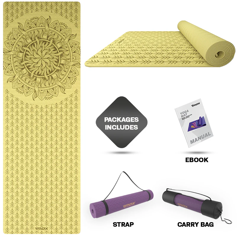 RDX D10 6mm TPE Yoga Mat - Image 2