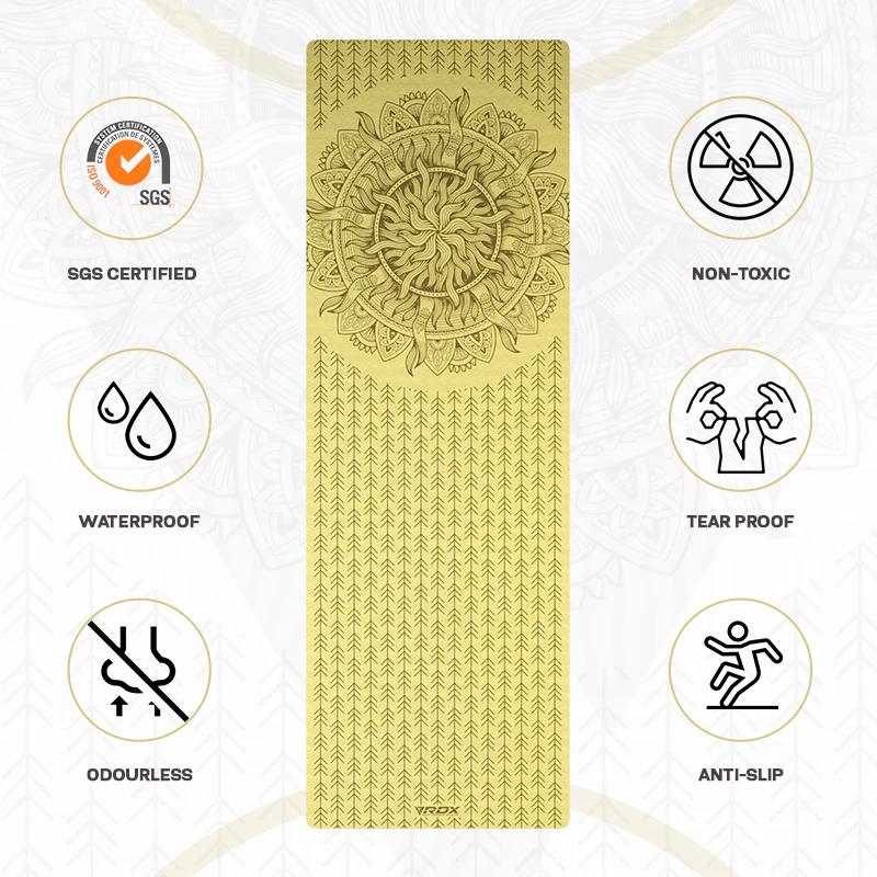 RDX D10 6mm TPE Yoga Mat - Image 3