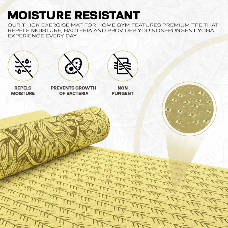 RDX D10 6mm TPE Yoga Mat - Image 9