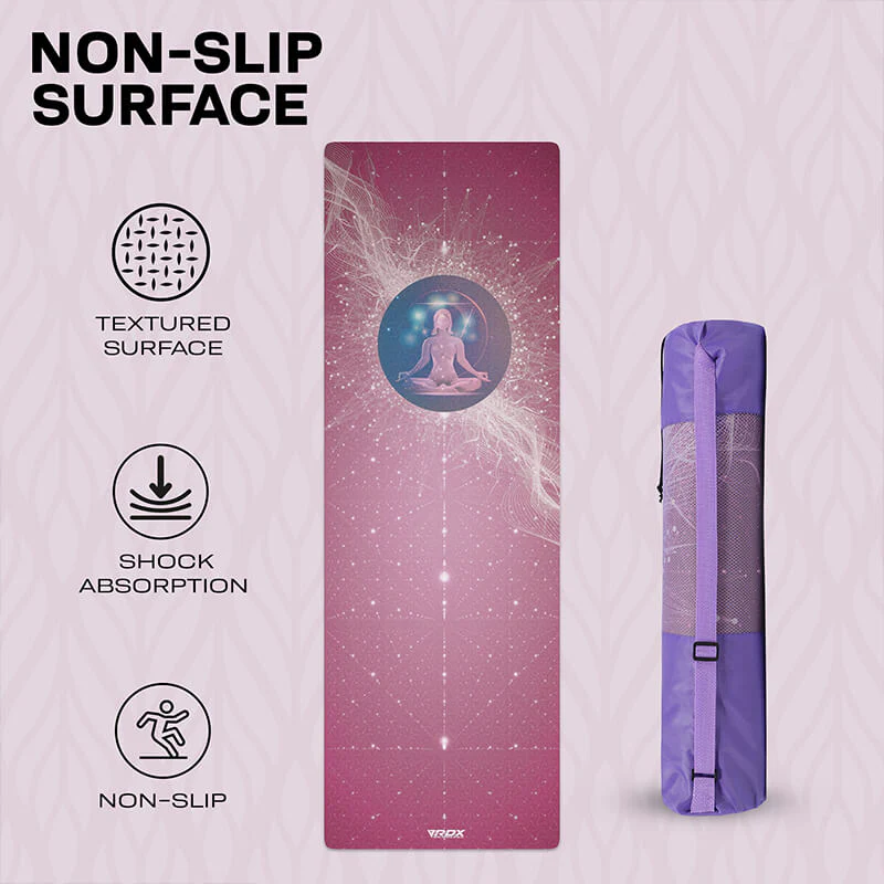 RDX D4 6mm PU Rubber Yoga Mat - Image 6