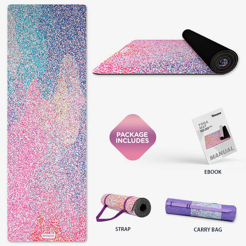 RDX D5 6mm PU Rubber Yoga Mat - Image 2