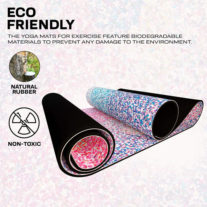 RDX D5 6mm PU Rubber Yoga Mat - Image 3