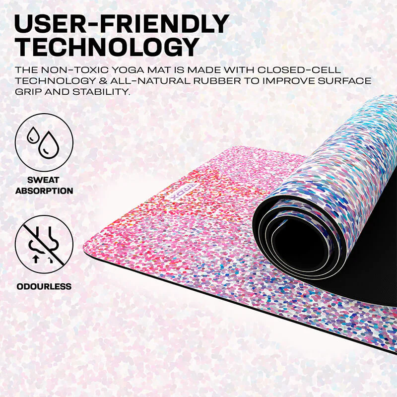 RDX D5 6mm PU Rubber Yoga Mat - Image 8