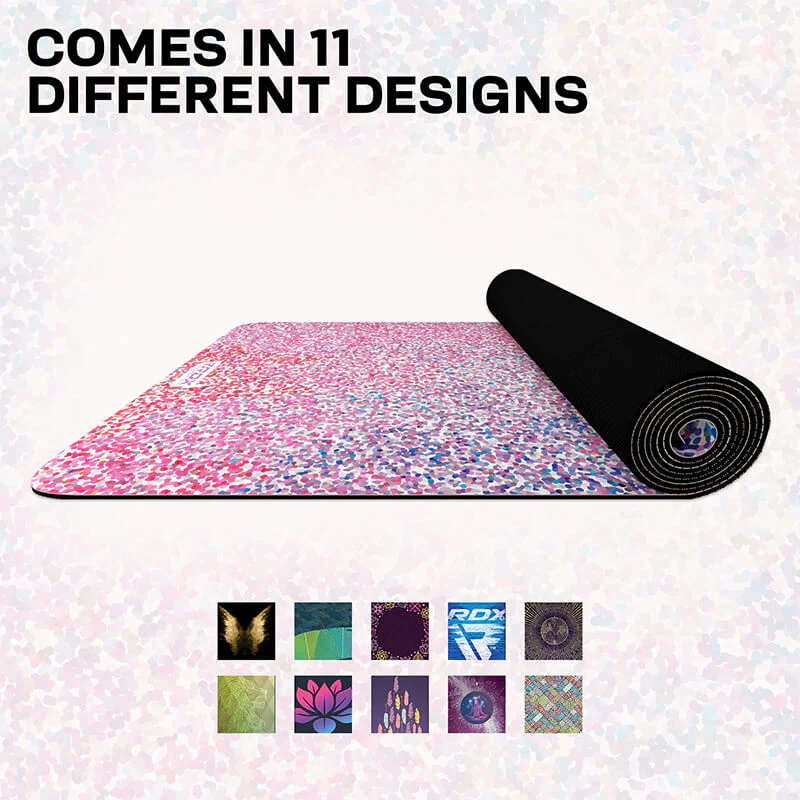 RDX D5 6mm PU Rubber Yoga Mat - Image 9