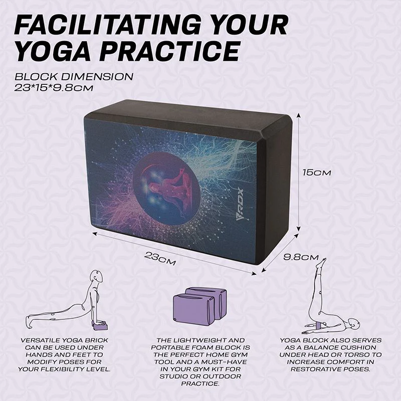 RDX D6 High Density EVA Foam Yoga Blocks Non-Slip Brick - Image 8