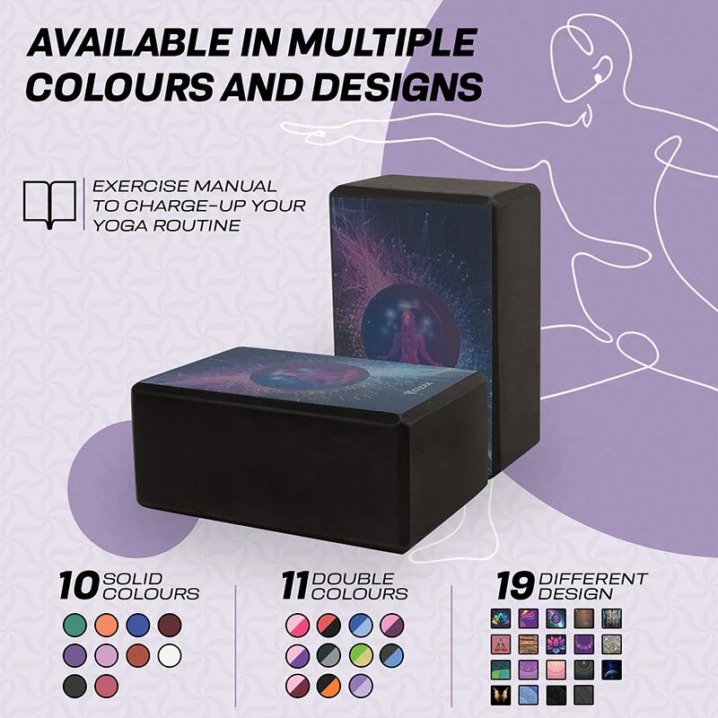 RDX D6 High Density EVA Foam Yoga Blocks Non-Slip Brick - Image 9