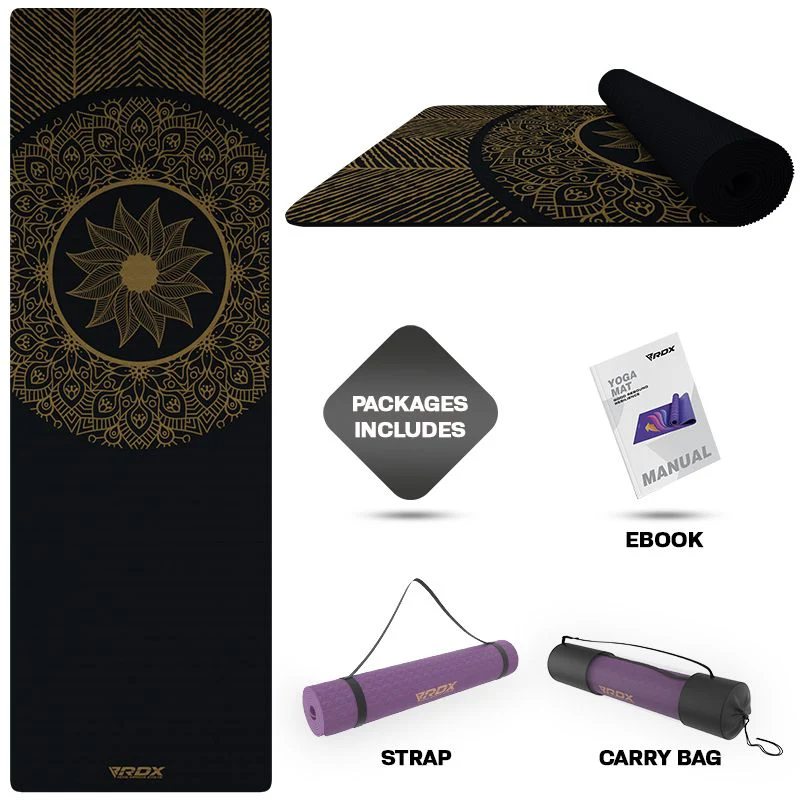 RDX D6 6mm TPE Yoga Mat - Image 3