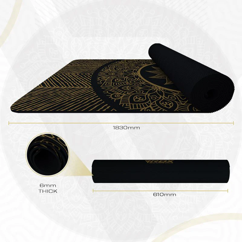 RDX D6 6mm TPE Yoga Mat - Image 9