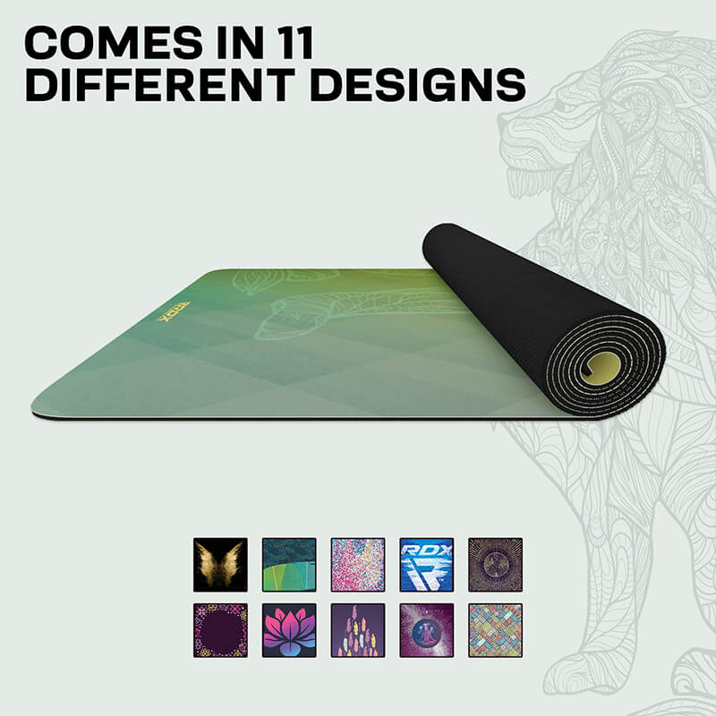 RDX D7 6mm PU Rubber Yoga Mat - Image 9