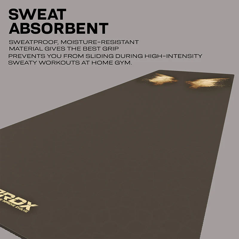 RDX D8 6mm PU Rubber Yoga Mat - Image 4