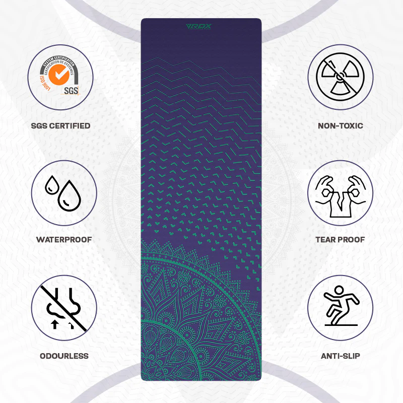 RDX D8 6mm TPE Yoga Mat - Image 3