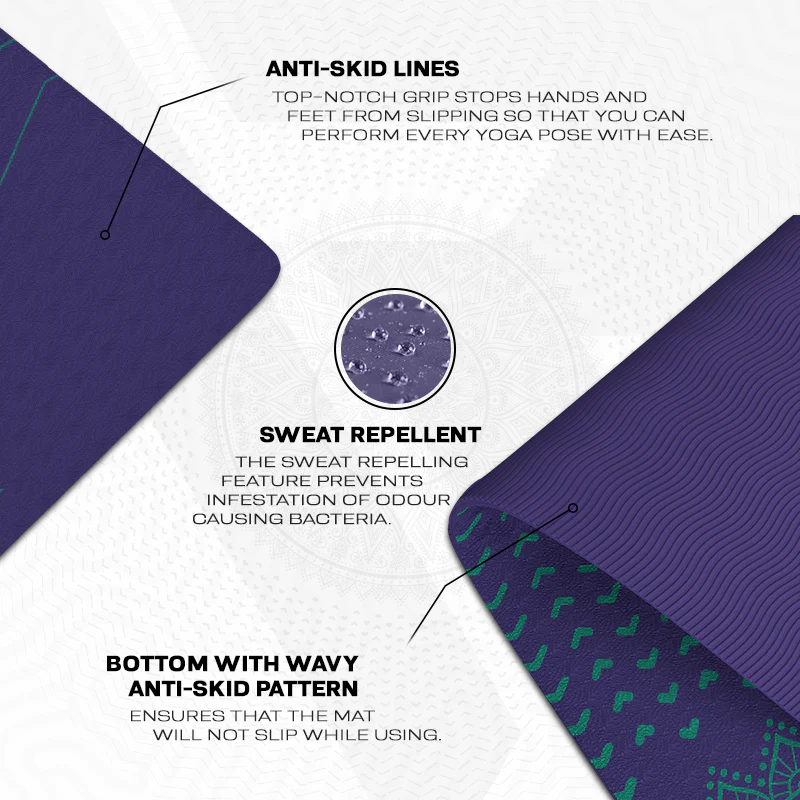 RDX D8 6mm TPE Yoga Mat - Image 6