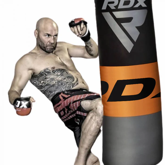 RDX F12 4ft / 5ft 4-in-1 Punch Bag with gloves & wall Bracket Set - Image 2