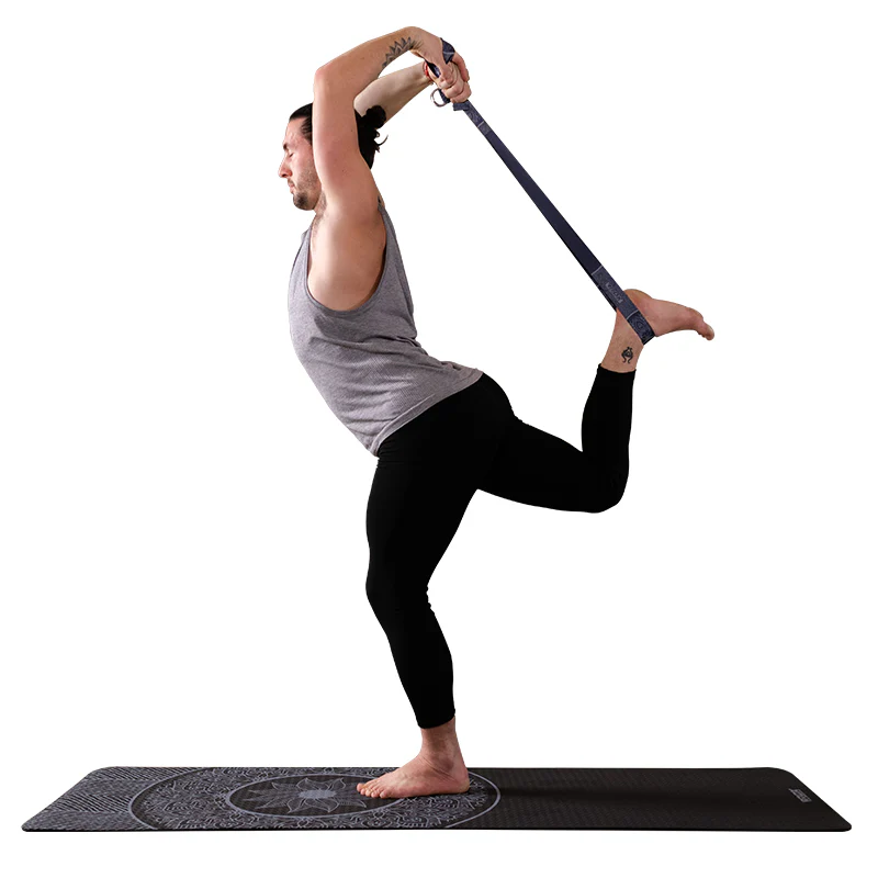 RDX F15 D-Ring Steel Buckle Cotton Yoga Strap - Image 2