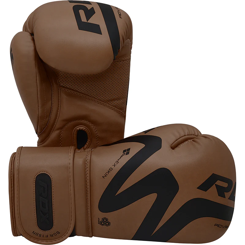 RDX T15 Nero Brown Boxing Gloves & Focus Pads - Image 10