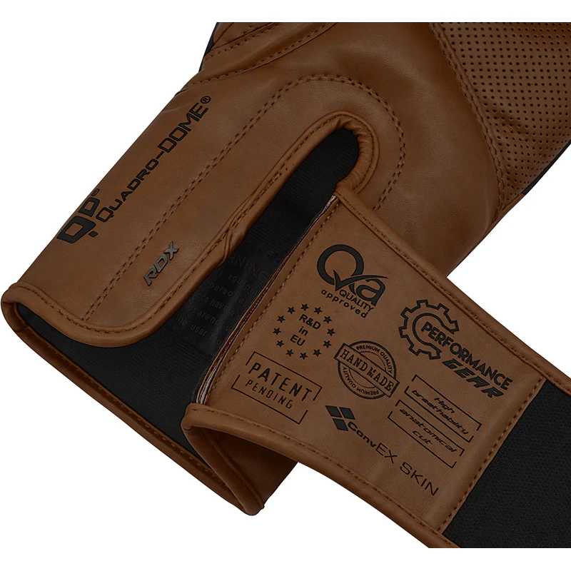 RDX T15 Nero Brown Boxing Gloves & Focus Pads - Image 5