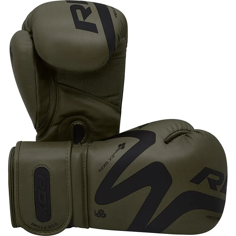 RDX F15 Nero Matte Green Boxing Gloves - Image 10
