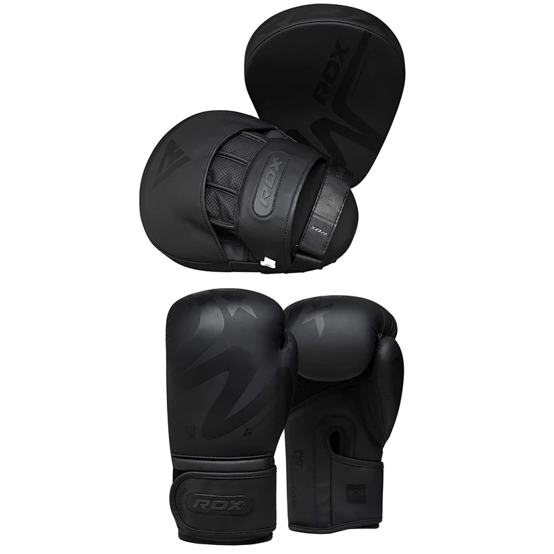 RDX F15 Noir Boxing Gloves & Pads - Image 10