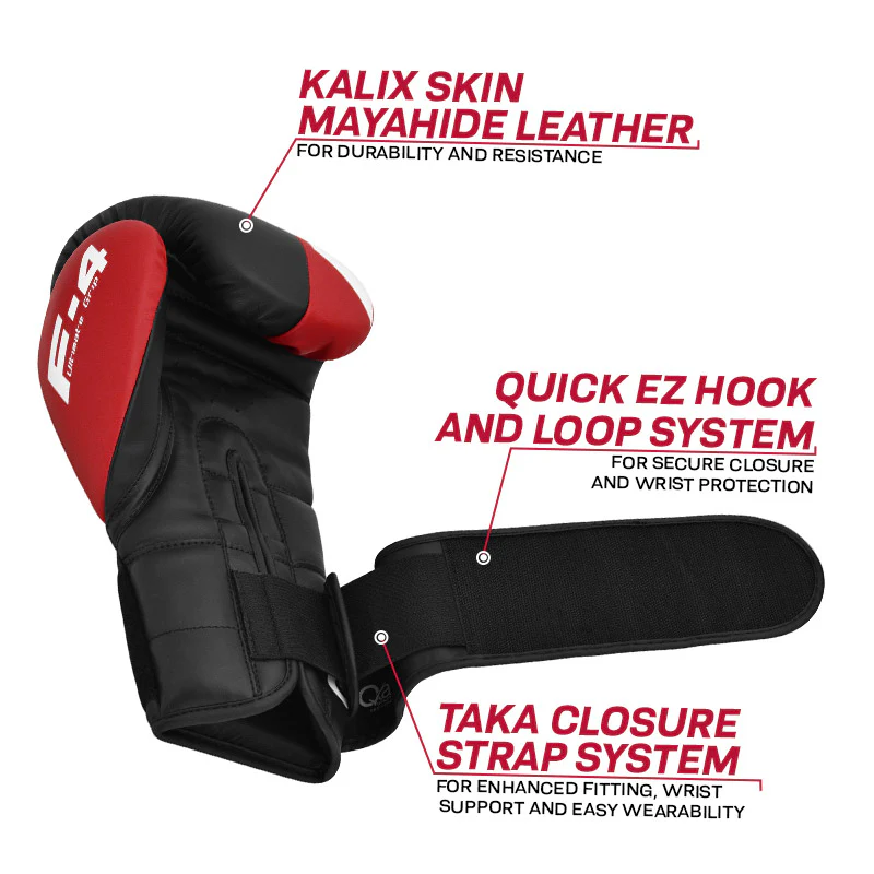 RDX F4 Boxing Sparring Gloves Hook & Loop - Image 6