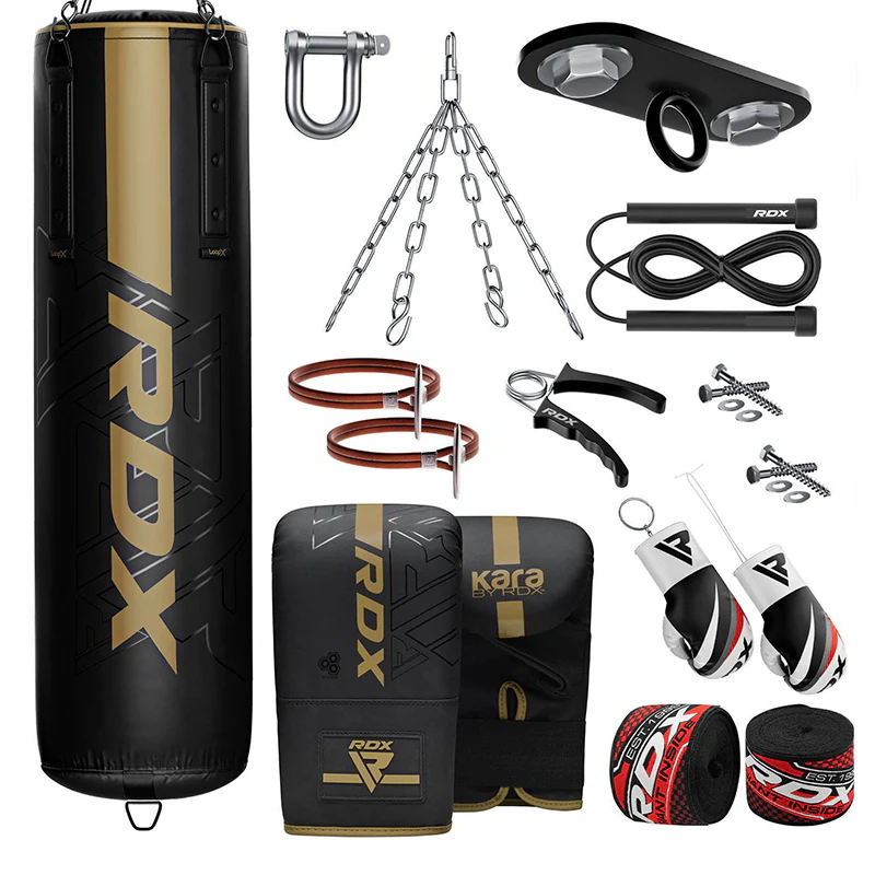 RDX F6 KARA 4ft / 5ft 13-in-1 Heavy Boxing Punch Bag & Mitts Set - Image 20