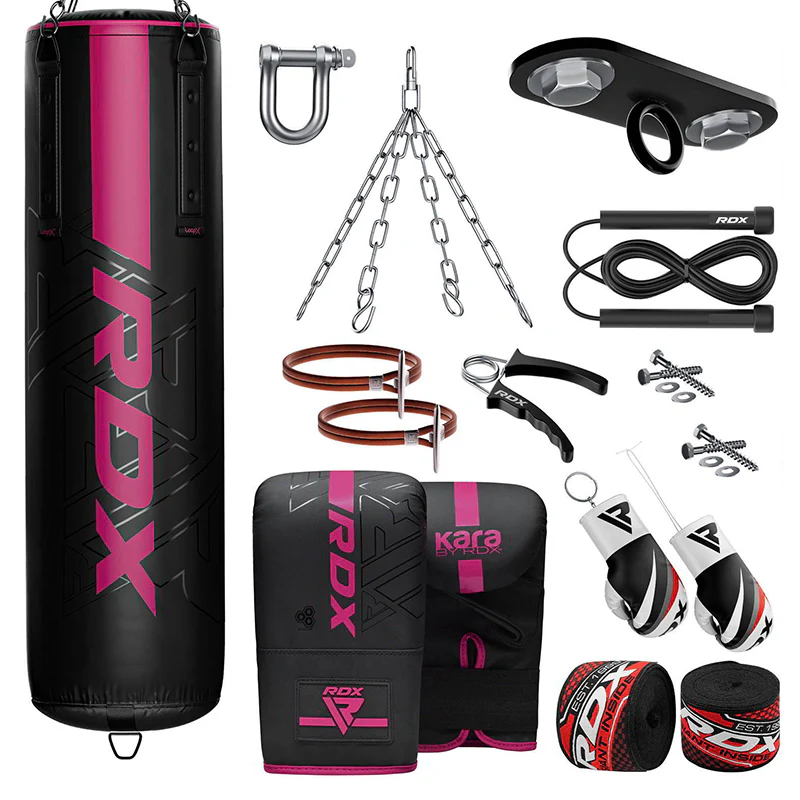 RDX F6 KARA 4ft / 5ft 13-in-1 Heavy Boxing Punch Bag & Mitts Set - Image 23