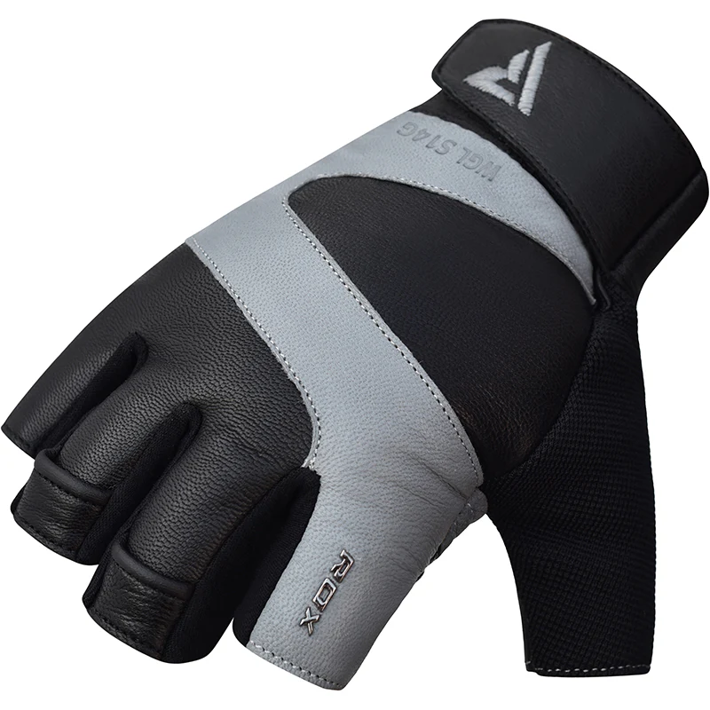 RDX S14 Leather Gym Gloves - Image 4