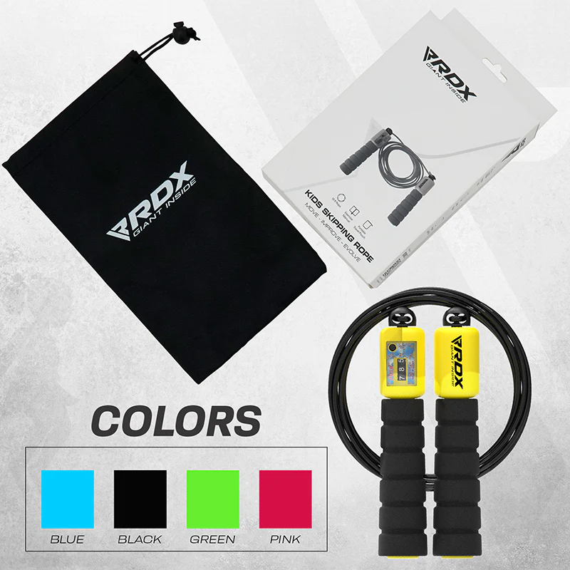 RDX FP Kids 10.3ft Adjustable Skipping Rope with Counter - Image 8