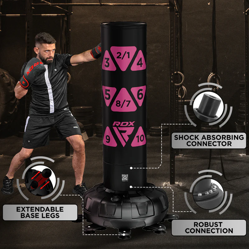 RDX Free-Standing Adult Punch Bag Target Medium Bag 5Ft - Image 12