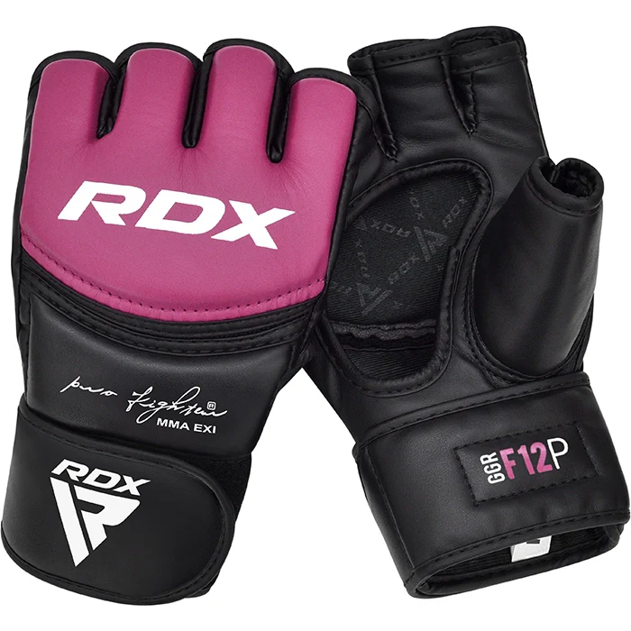 RDX GGR F-12 PLUS MMA Grappling Gloves Pink - Image 2