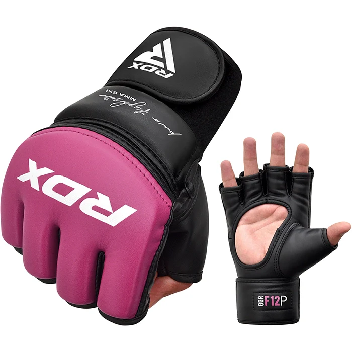 RDX GGR F-12 PLUS MMA Grappling Gloves Pink - Image 3
