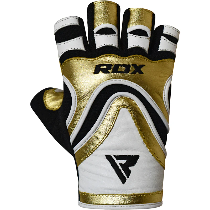 RDX S9 Glaze Leather Gym Gloves - Image 3