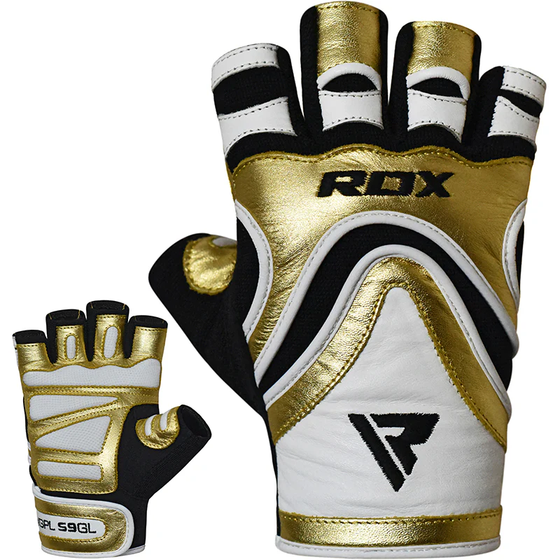 RDX S9 Glaze Leather Gym Gloves - Image 6