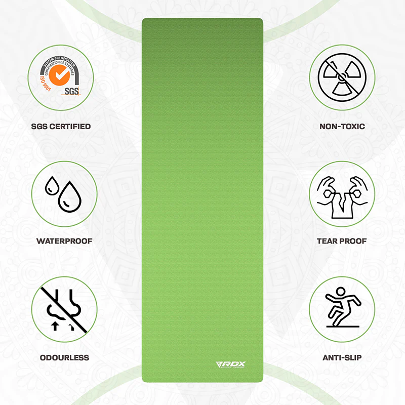 RDX GN 6mm TPE Yoga Mat - Image 4