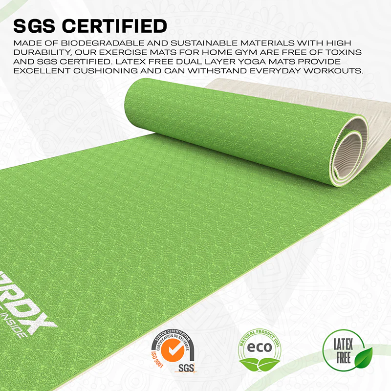 RDX GN 6mm TPE Yoga Mat - Image 5