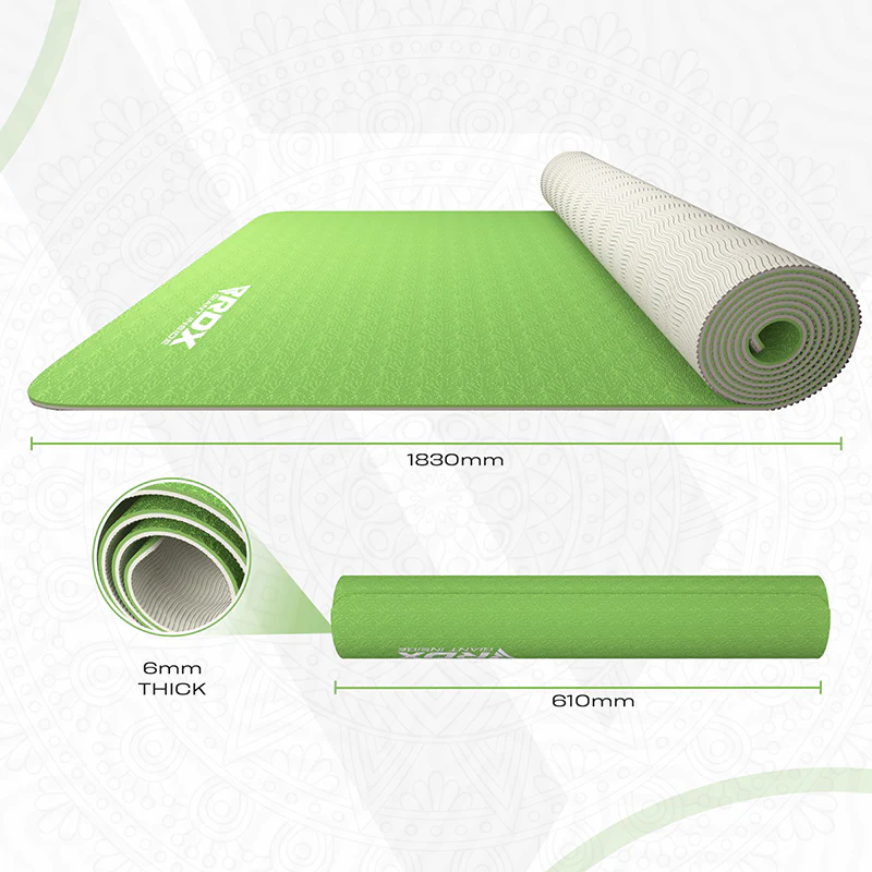 RDX GN 6mm TPE Yoga Mat - Image 8