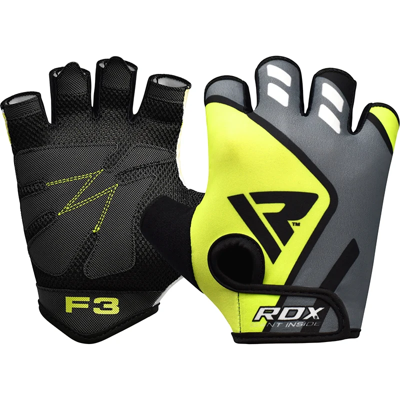 RDX F3 Fingerless Weight Lifting Gloves - Image 15