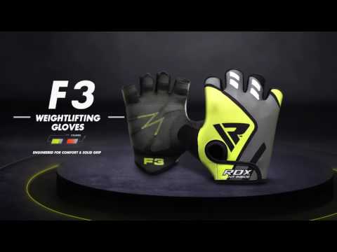 RDX F3 Fingerless Weight Lifting Gloves - Image 4