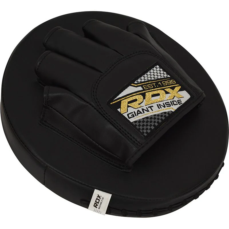 RDX J13 KIDS 8oz Golden Boxing Gloves & Pads Set - Image 8