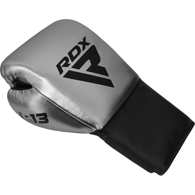 RDX J13 KIDS 8oz SILVER Boxing Gloves & Pads Set - Image 3