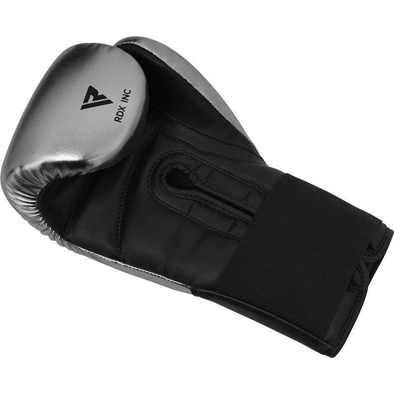 RDX J13 KIDS 8oz SILVER Boxing Gloves & Pads Set - Image 4